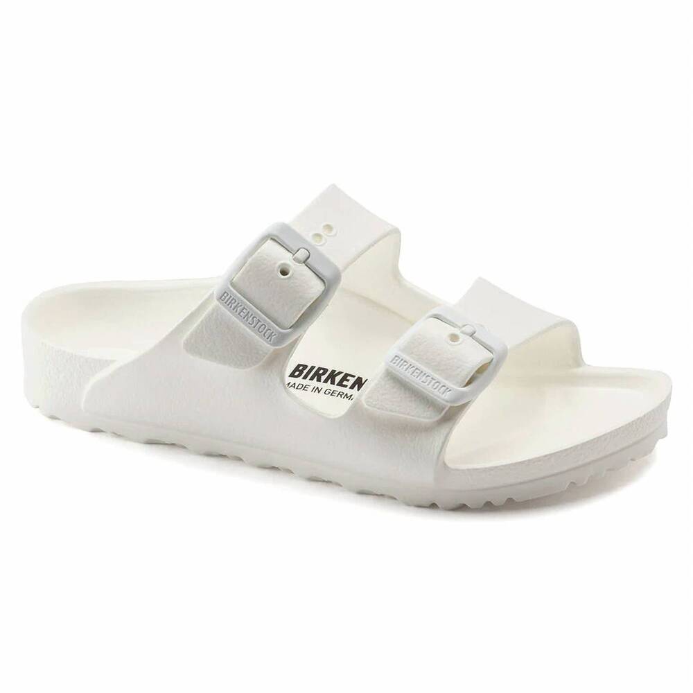NEW BIRKENSTOCK kid's arizona eva sandals in white